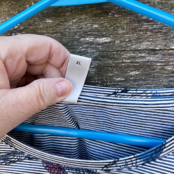 Soyaconcept size XL hummingbird striped top. Danish Company. - Picture 7 of 10